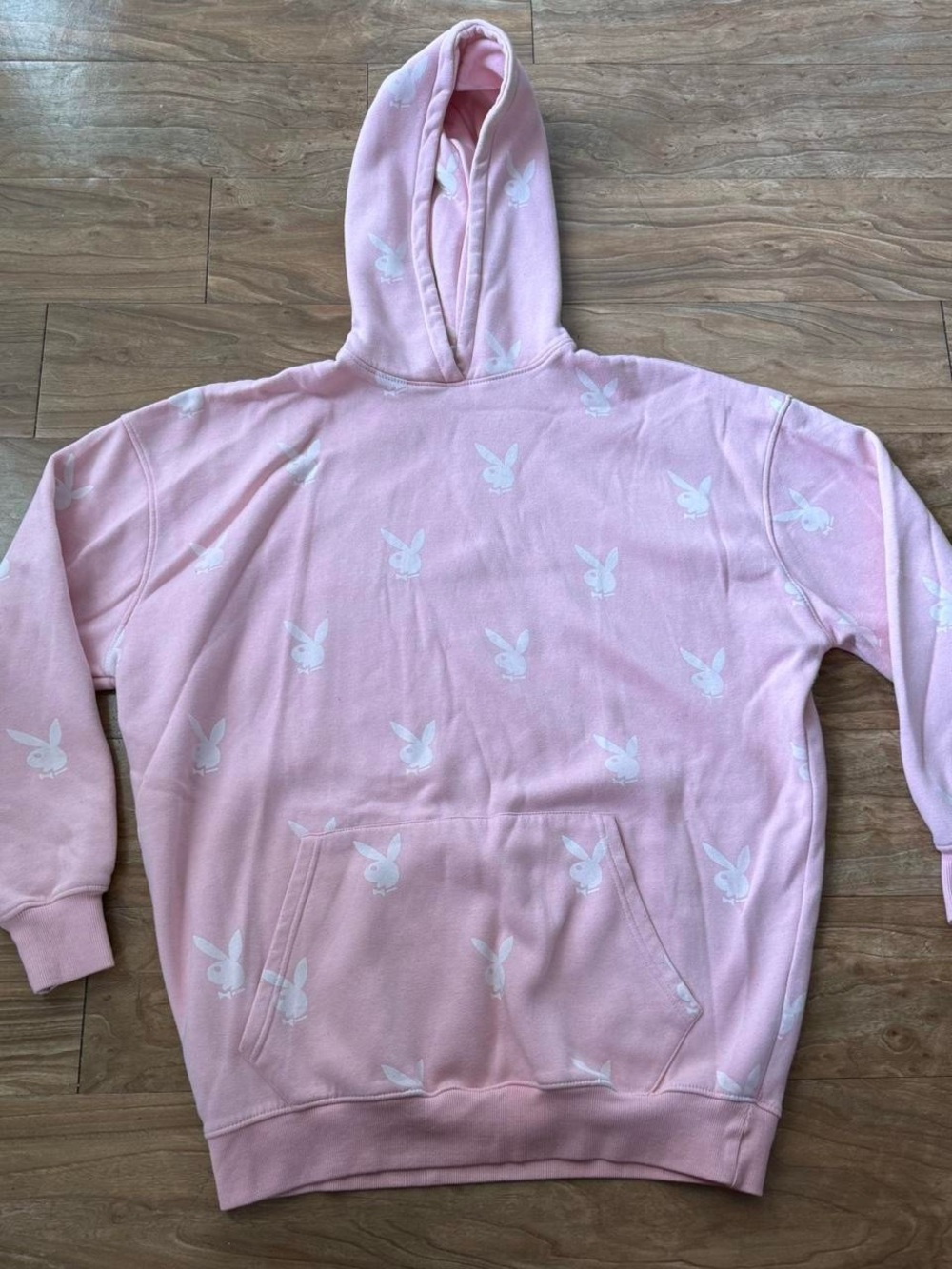 PLAYBOY Pink Allover Bunny Hoodie